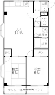 ヴィラプレステージ本町【203号室】の間取り