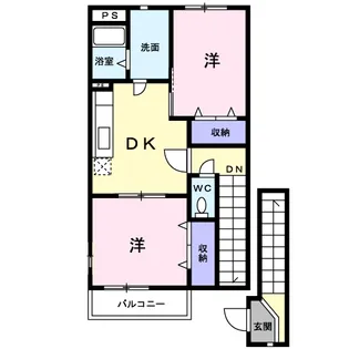 メゾン・ド・エクセル【2階】の間取り