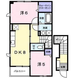 カリーノ【2階】の間取り