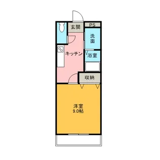 グランドコート【1階】の間取り