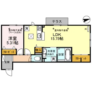 AVANTI(アバンティ)【1階】の間取り