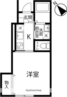 メゾン ド ヴェール【1-D号室】の間取り