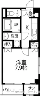 REI GRAN FIRST【101号室】の間取り