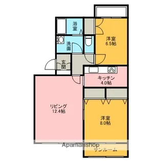 ハイライズ栄【206号室】の間取り