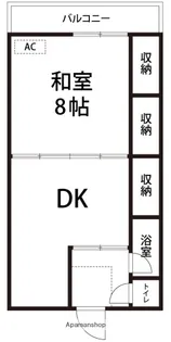 メゾン・パルティック【203号室】の間取り