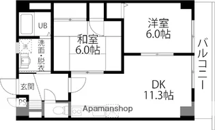 ドマーニ・Ⅰ【210号室】の間取り