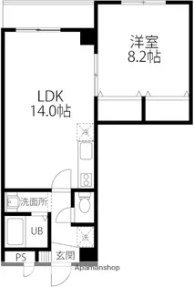 ドマーニ・Ⅰ【206号室】の間取り