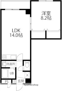 ドマーニ・Ⅰ【206号室】の間取り