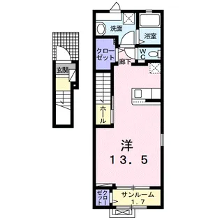 エクシアード Ⅰ【2階】の間取り