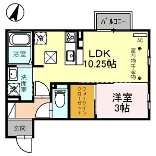 LE・SOLEIL (ル・ソレイユ)【1階】の間取り