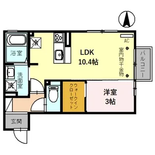プリメーラ五番館【2階】の間取り