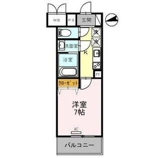 アクアリウス【5階】の間取り