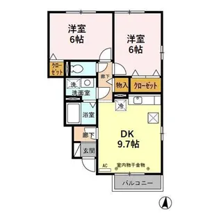 サニーコート・泉台 B【1階】の間取り