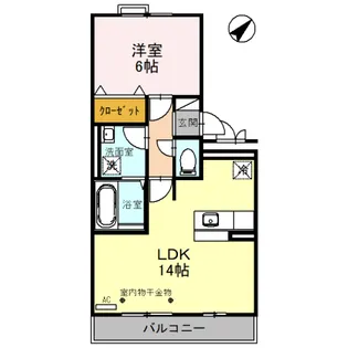 リビングタウン小松弐番館 A棟【2階】の間取り