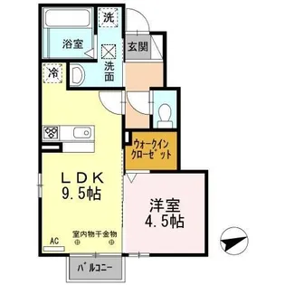 SEYNY島田【1階】の間取り
