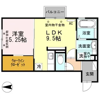 VILLAGRANDEEヴィラグランデ【2階】の間取り