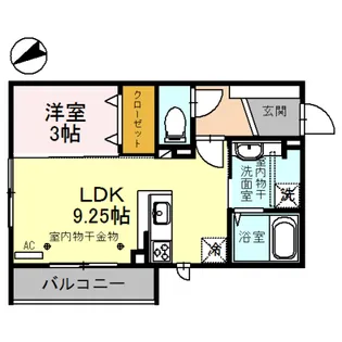 STARTS〜スターツ〜【2階】の間取り