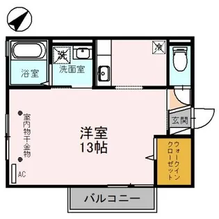 リビングタウン小松弐番館 B棟【208号室】の間取り