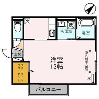 リビングタウン小松弐番館 B棟【212号室】の間取り