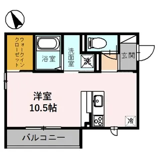 GRANDTHOR向本折(グランソア) B棟【3階】の間取り