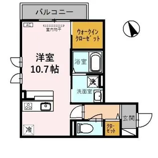 GRANDTHOR向本折(グランソア) B棟【3階】の間取り