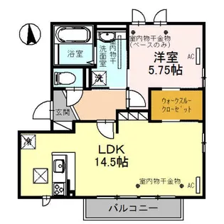 LIEN・REVE(リアン・レーヴ)【1階】の間取り