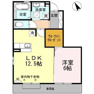 LA LUCE(ラ ルーチェ)【1階】の間取り