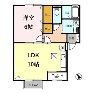 ベニーノ【1階】の間取り