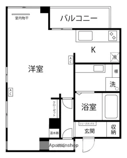 KSコート【202号室】の間取り