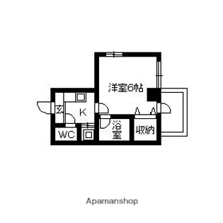 プリモ・アルナーヴァ【205号室】の間取り