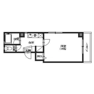 ルポワン長田【301号室】の間取り
