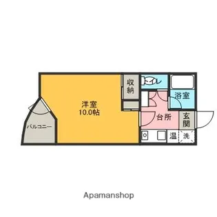 ルポワン醒ヶ井【109号室】の間取り