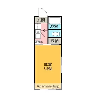 ラ・フィーユ・プレジール【106号室】の間取り