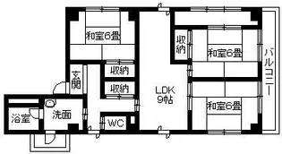 田村ビル【201号室】の間取り