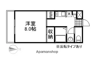 ウエストハイツ【207号室】の間取り