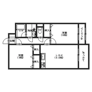 ロイヤルパークプレジデント【702号室】の間取り
