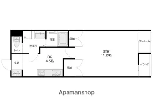フォレスト26【207号室】の間取り
