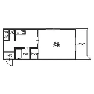 サン・アムール内灘【306号室】の間取り