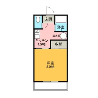 サン・アムール内灘【205号室】の間取り