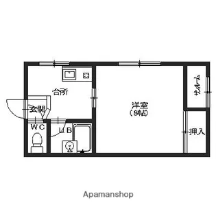 サンシャインコーポ【201号室】の間取り