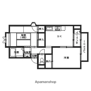 メゾン・F【201号室】の間取り