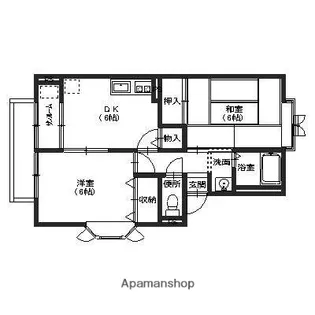 エクセル・セジュール【101号室】の間取り