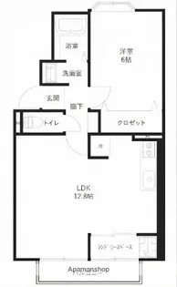 エクセル・セジュール【205号室】の間取り