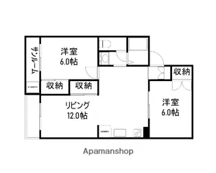 メゾン・ド・セジュール【202号室】の間取り