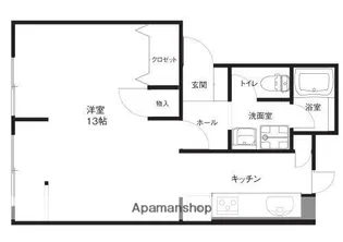 リバーサイド【103号室】の間取り