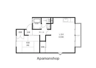 エーデルワイス【106号室】の間取り