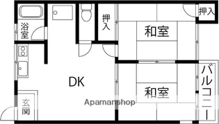 アピアハイム【202号室】の間取り