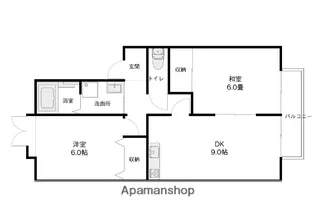 ソシア601【A105号室】の間取り