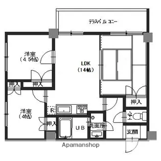 リブトピア諸江【310号室】の間取り