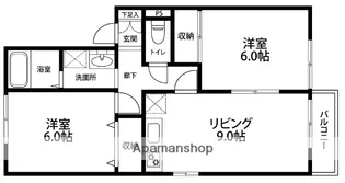 ア・ラ・ベル・エトワール【A101号室】の間取り